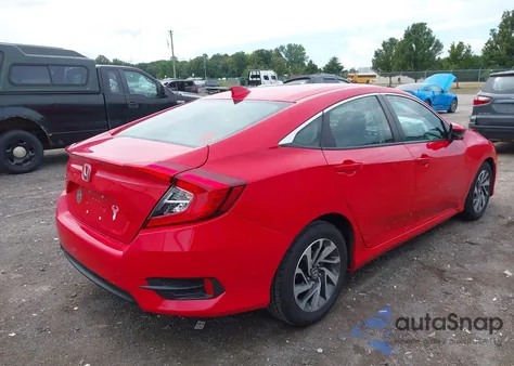 2017 Honda Civic Ex из США, поврежденный, VIN 2HGFC2F76HH544724